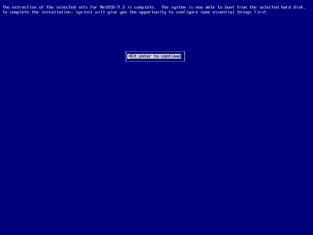 install NetBSD