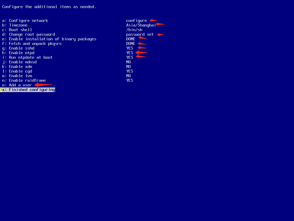 install NetBSD