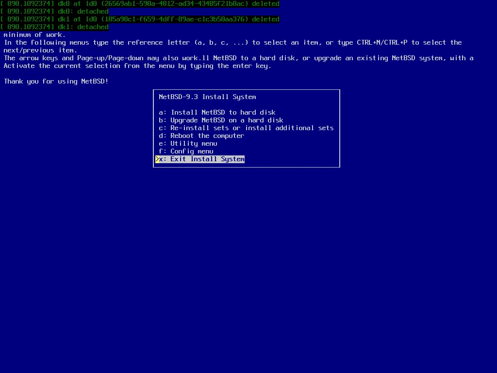 install NetBSD