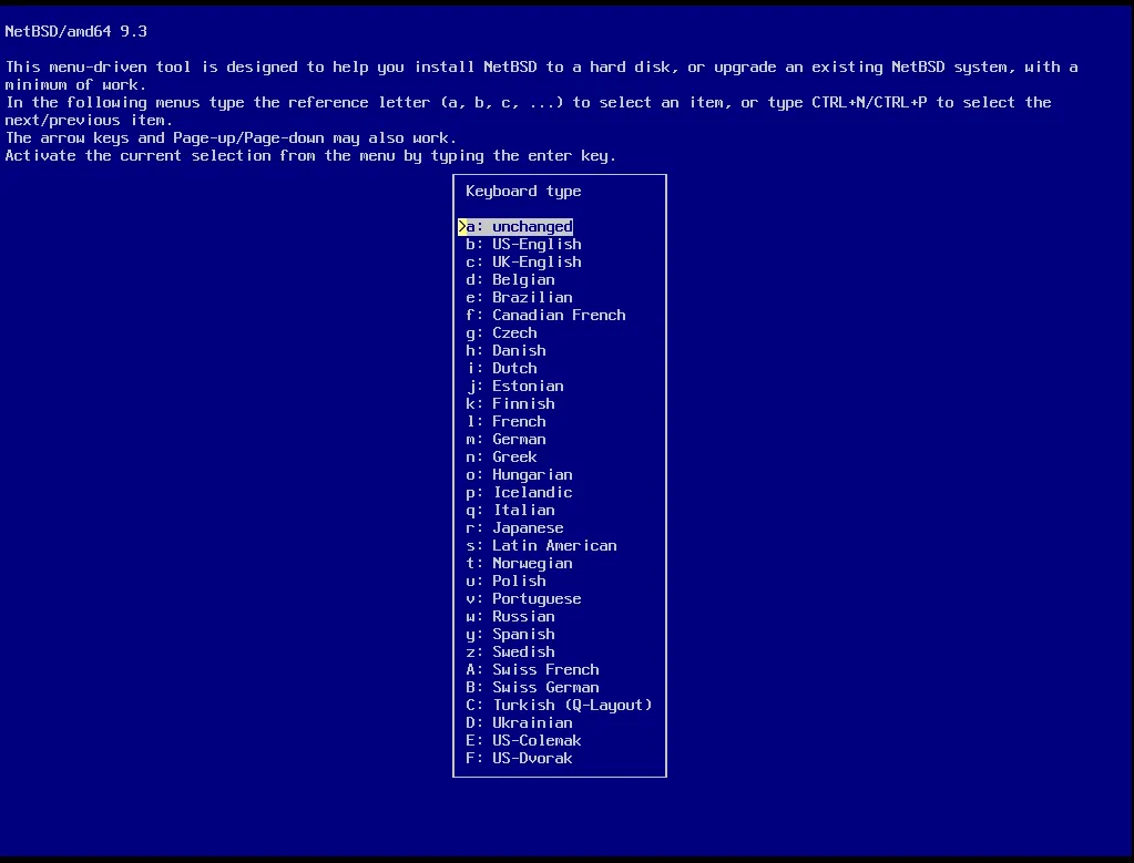 install NetBSD